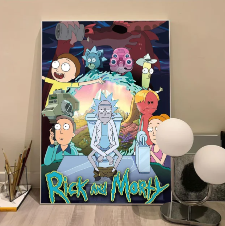Poster Rick et Morty - Moments Emblématiques