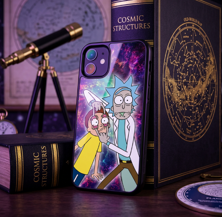 Coque iPhone Rick et Morty Red Eyes