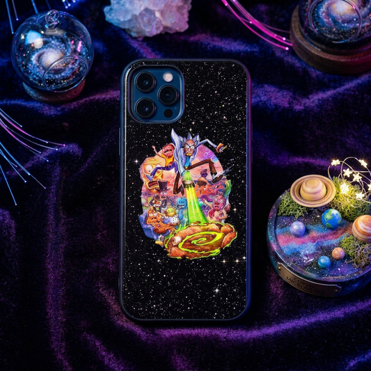 Coque iPhone Rick et Morty Cosmos