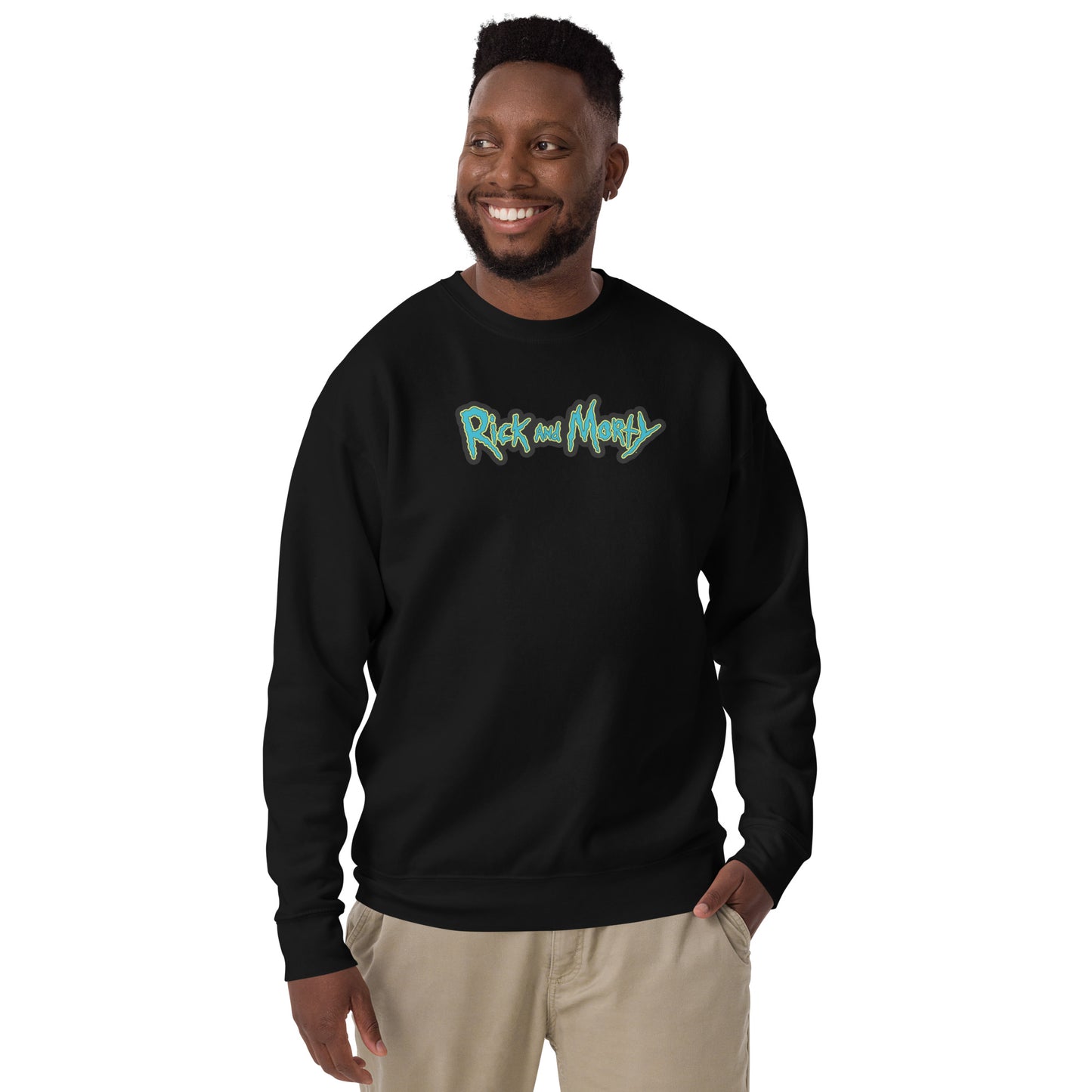 Sweat sans capuche Rick et Morty Logo