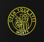 T-shirt Rick et Morty Noir Logo