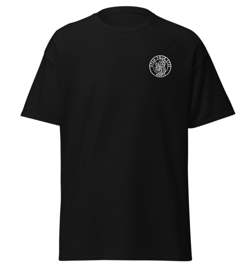 T-shirt Rick et Morty Noir Logo