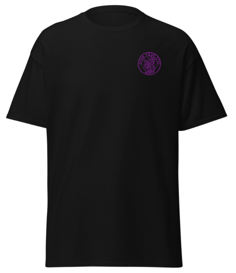 T-shirt Rick et Morty Noir Logo