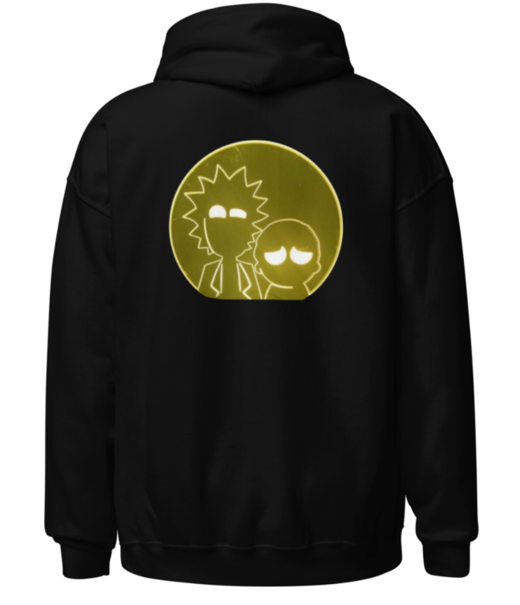 Sweat Rick et Morty Logo Shadow Arrière