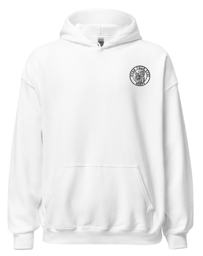 Sweat Rick et Morty Blanc Logo