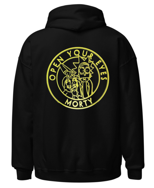 Sweat Rick et Morty Logo Arrière