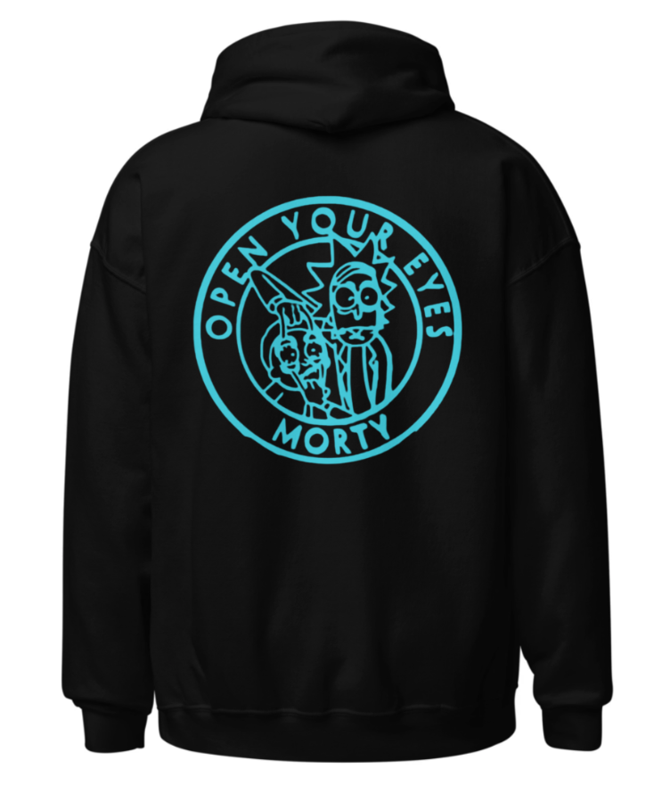 Sweat Rick et Morty Logo Arrière