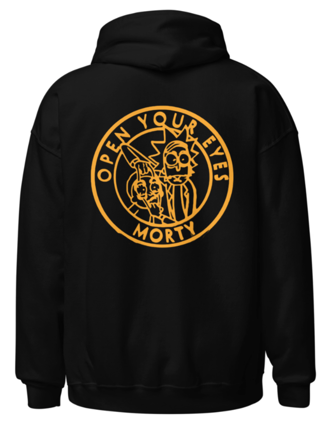 Sweat Rick et Morty Logo Arrière
