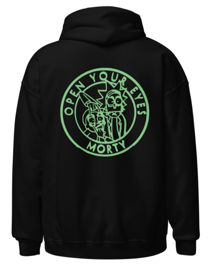 Sweat Rick et Morty Logo Arrière
