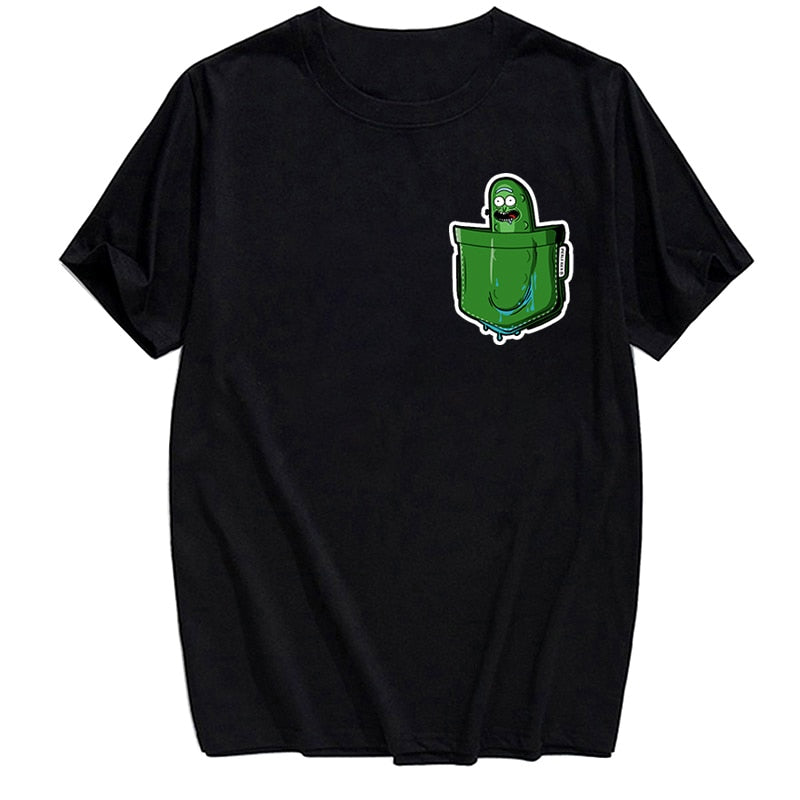 T-shirt Poche Pickle Rick - Rick et Morty
