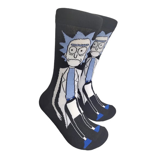 Chaussettes Rick Noir - Rick et Morty