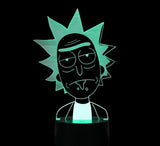 Lampe LED 3D Rick - Rick et Morty