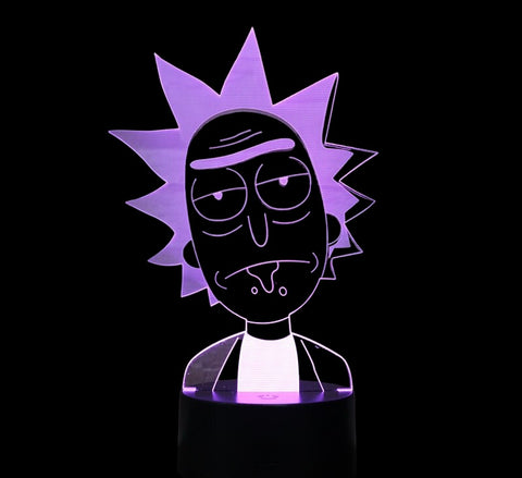 Cette lampe d'ambiance Rick et Morty - La Crème du Gaming