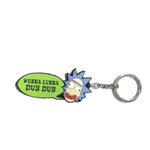 Porte-clefs Rick "Wubba Lubba Dub Dub" - Rick et Morty